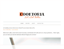 Tablet Screenshot of cooktoria.com